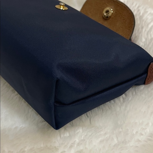 Longchamp Brown and Navy Mini Handbag - Picture 14 of 14